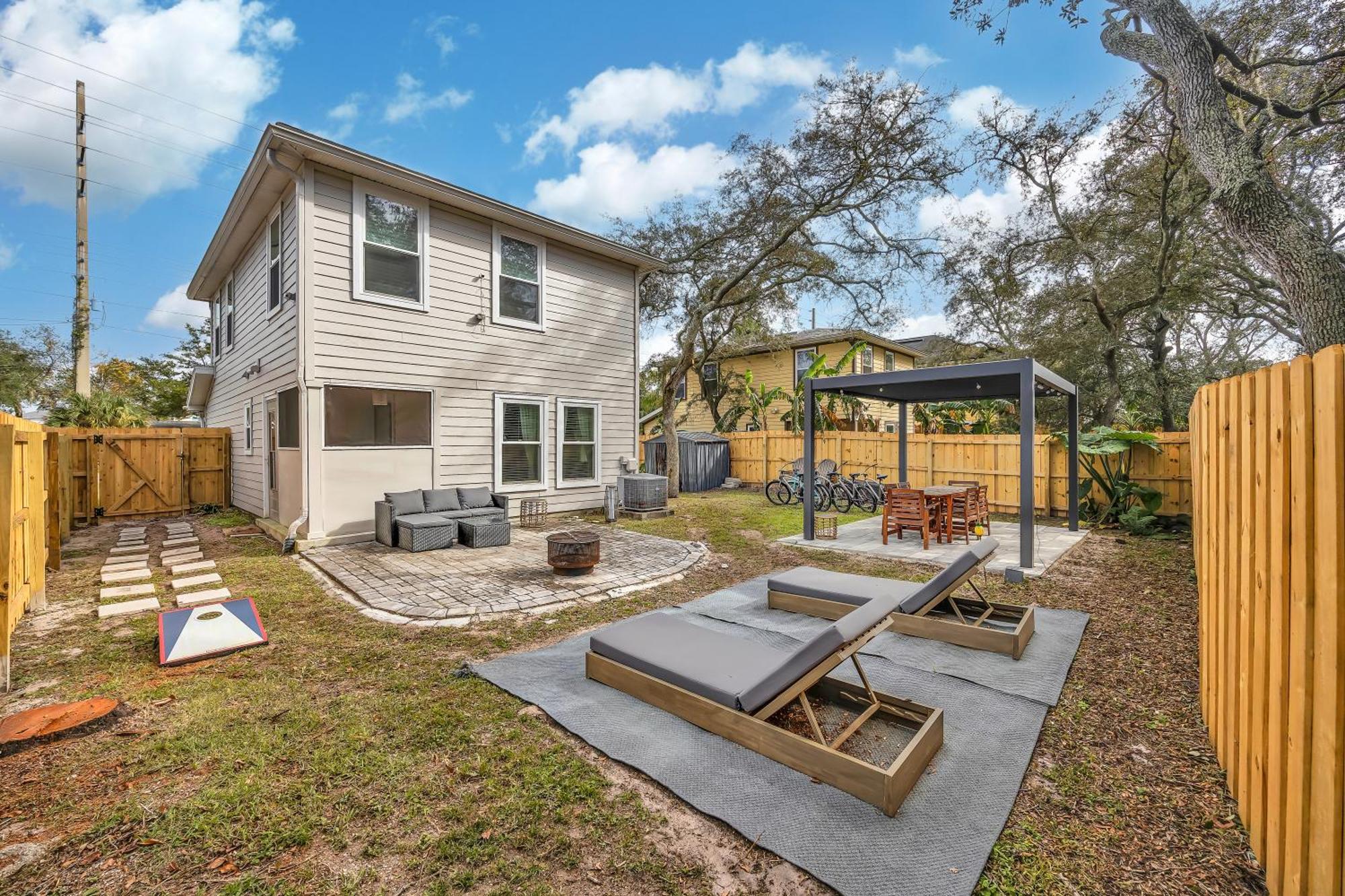 {Hidden Gem} Beach Home Blocks From Ocean +6 Bikes Jacksonville Beach Eksteriør billede