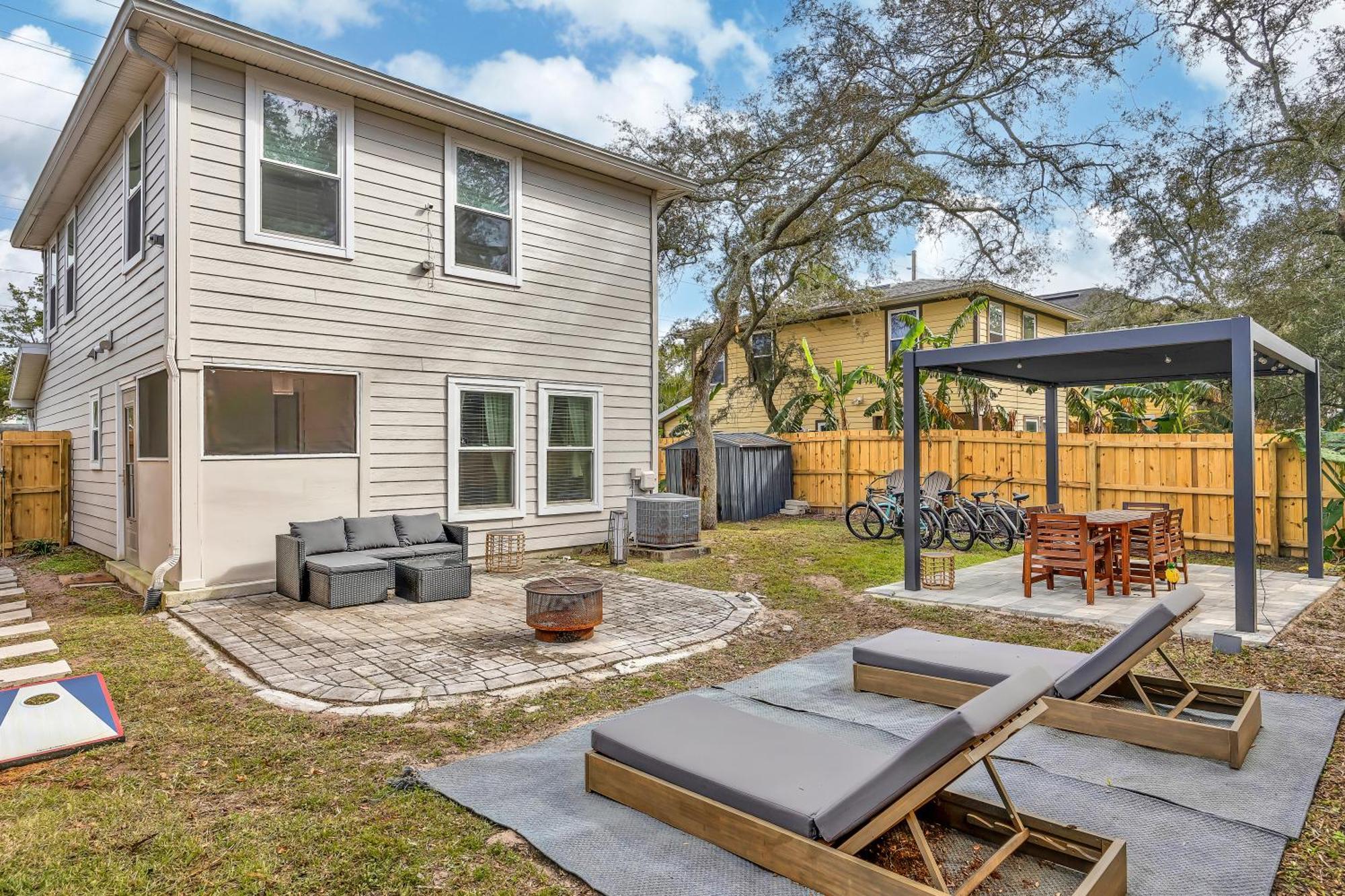 {Hidden Gem} Beach Home Blocks From Ocean +6 Bikes Jacksonville Beach Eksteriør billede